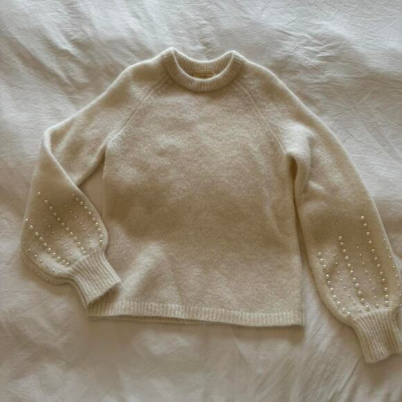 Sezane cream pearl sweater - Picture 5 of 5